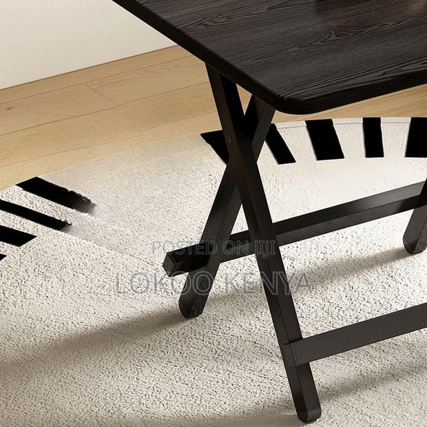 Dining Table : Black Multi-Purpose Folding Table - thumbnail 4