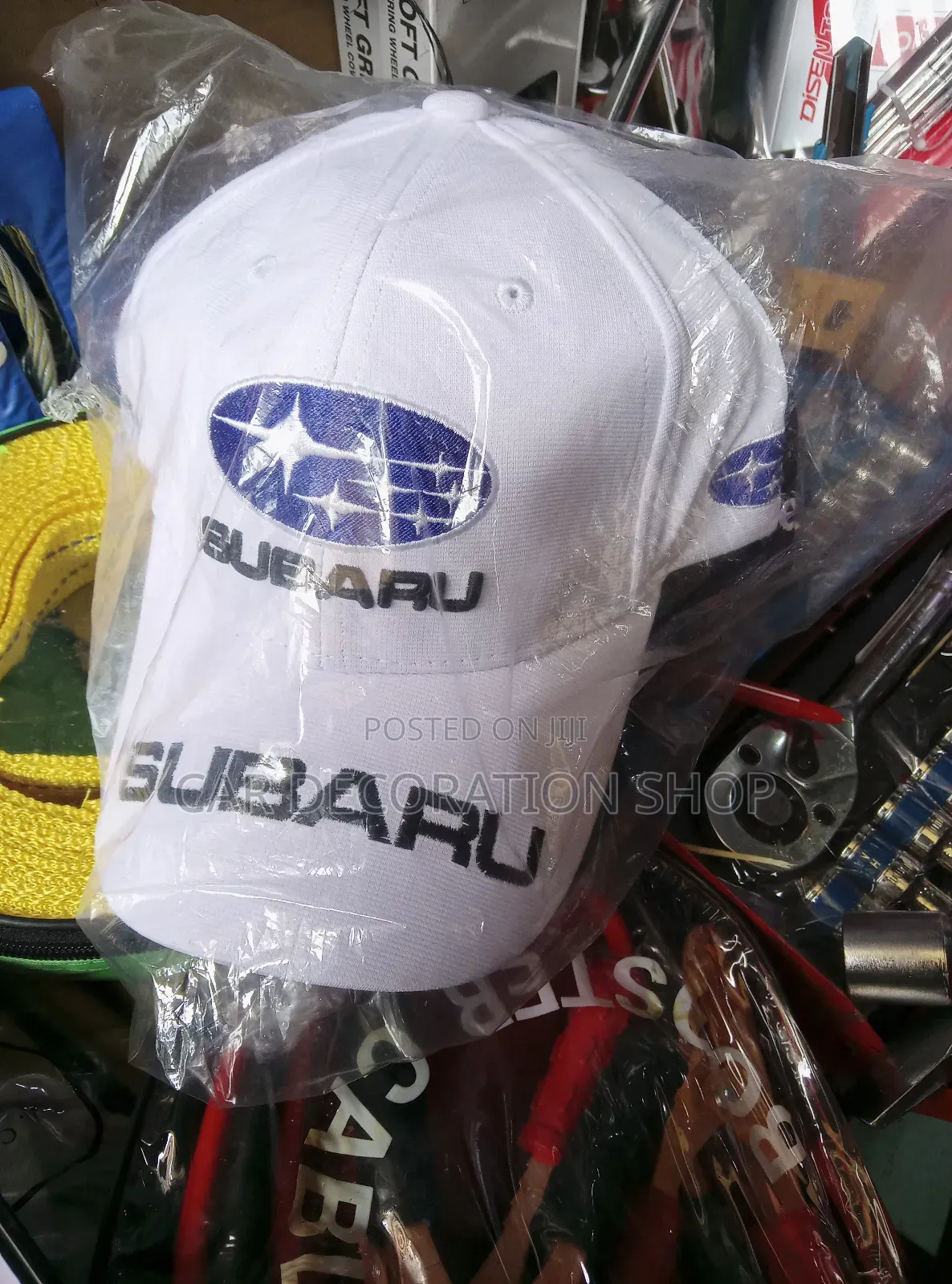 Custom Subaru Whitesport Baseball Cap