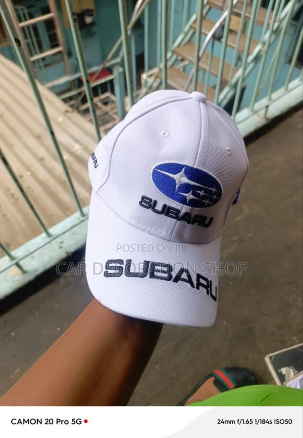 Custom Subaru Whitesport Baseball Cap - main view