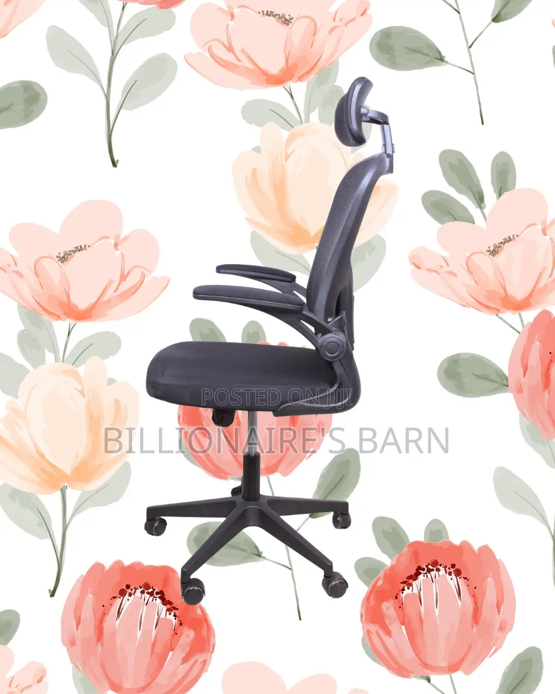 New Arrival Grey Ergonomic Office Chair — Relieves Lower Back Pressure
