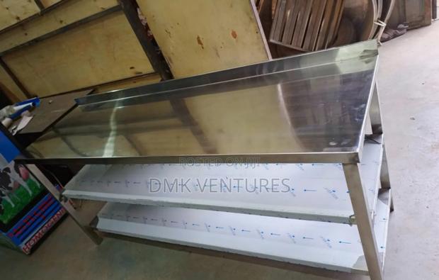 Full Comfort Kitchen Working Top/Table, Stainless - main view