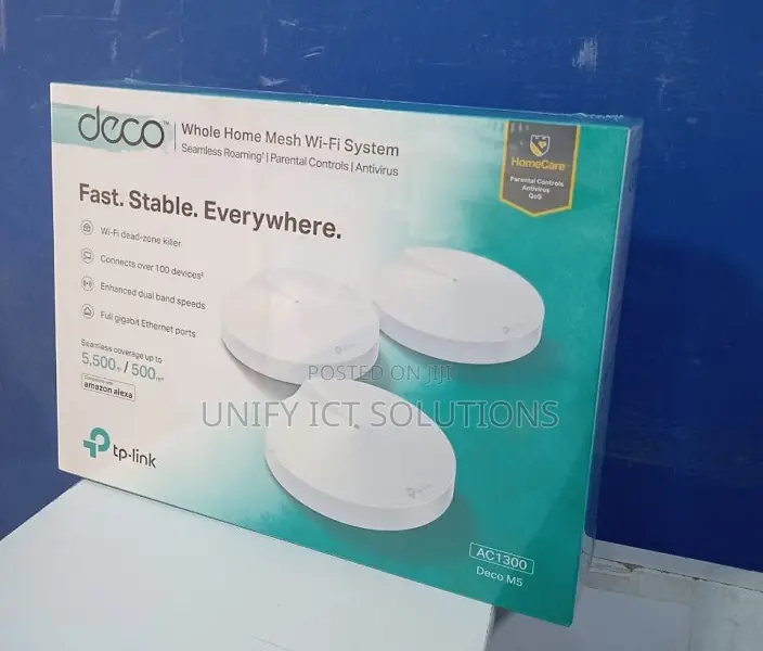 Tp-Link Deco M5 Ac1300 Wifi System Tl-Deco M5 3 Pack