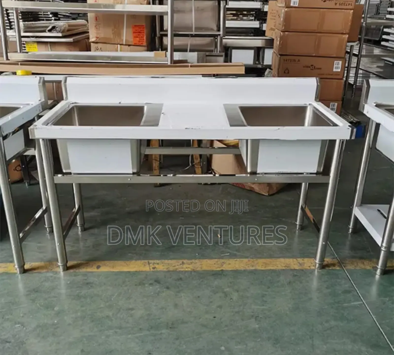 Genuine Pure Stainless Double Kitchen Washing Sink