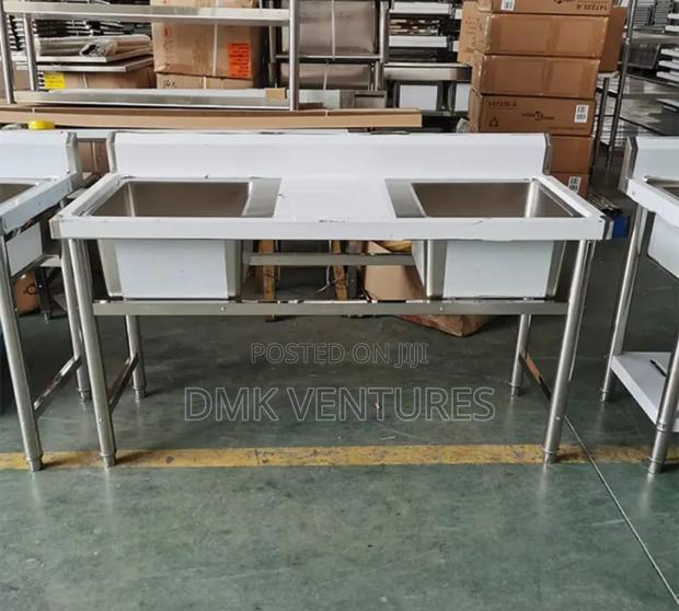 Genuine Pure Stainless Double Kitchen Washing Sink
