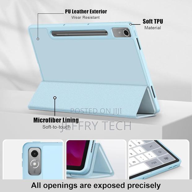 Uagua Case for Lenovo Tab Plus 2024 Multi-Angle Stand Smart Cover - thumbnail 3