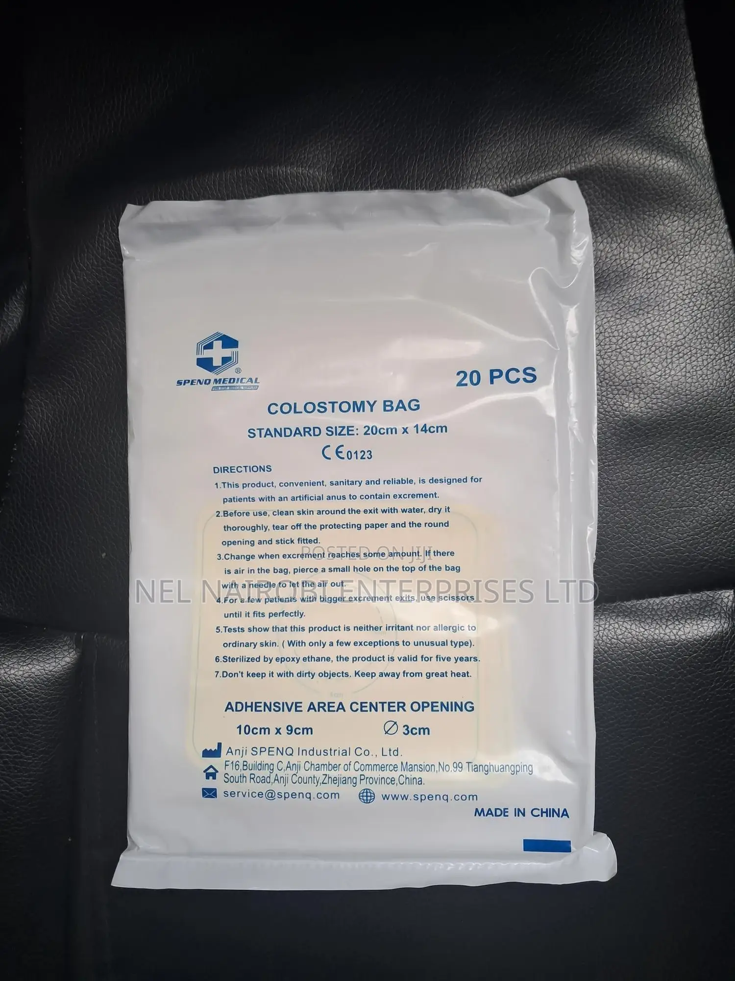 Colostomy Bag 20cm X 14cm (Price/20pcs)