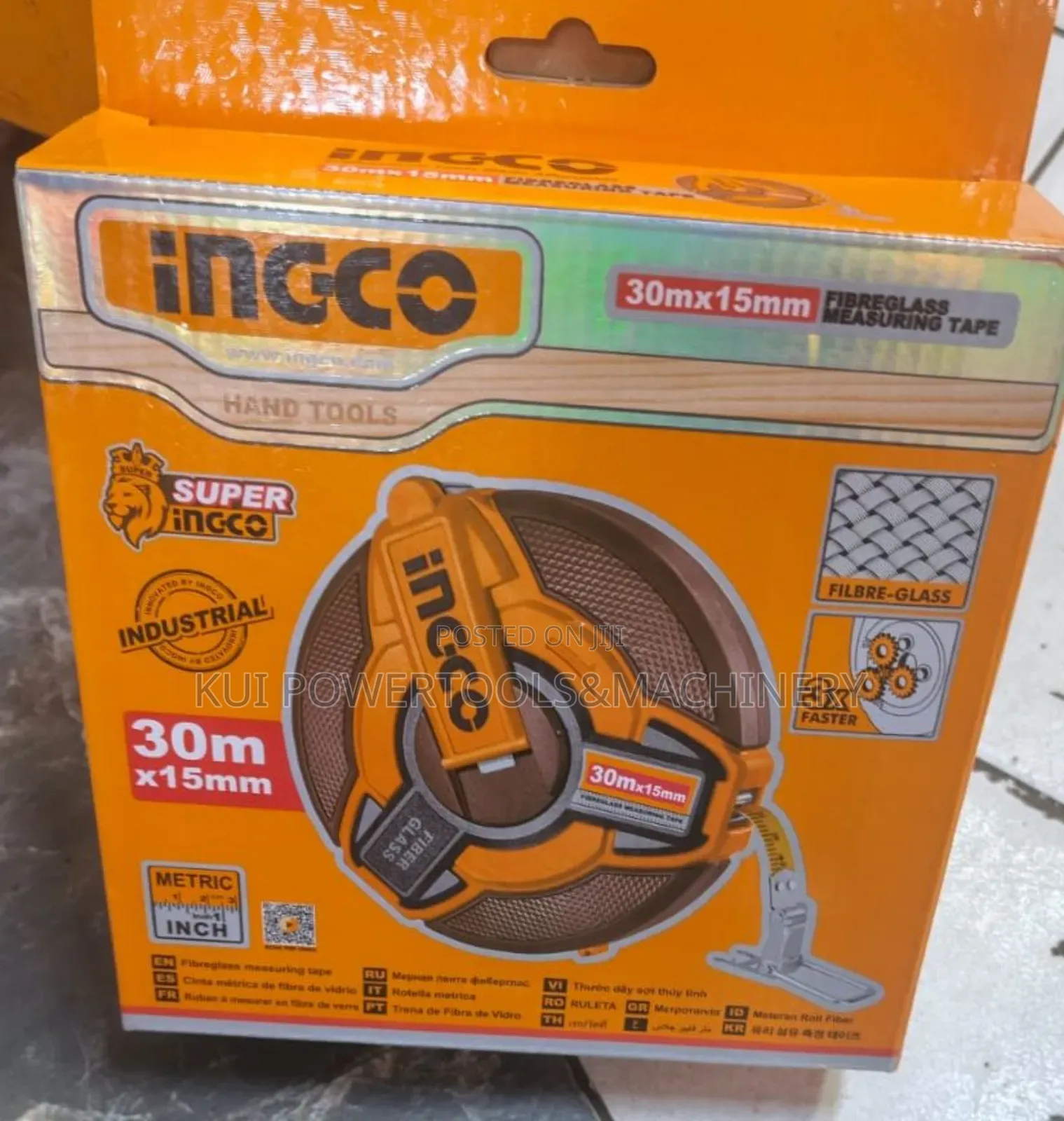 Ingco 30m Fiberglass Measuring Tape/ Measuring Tape