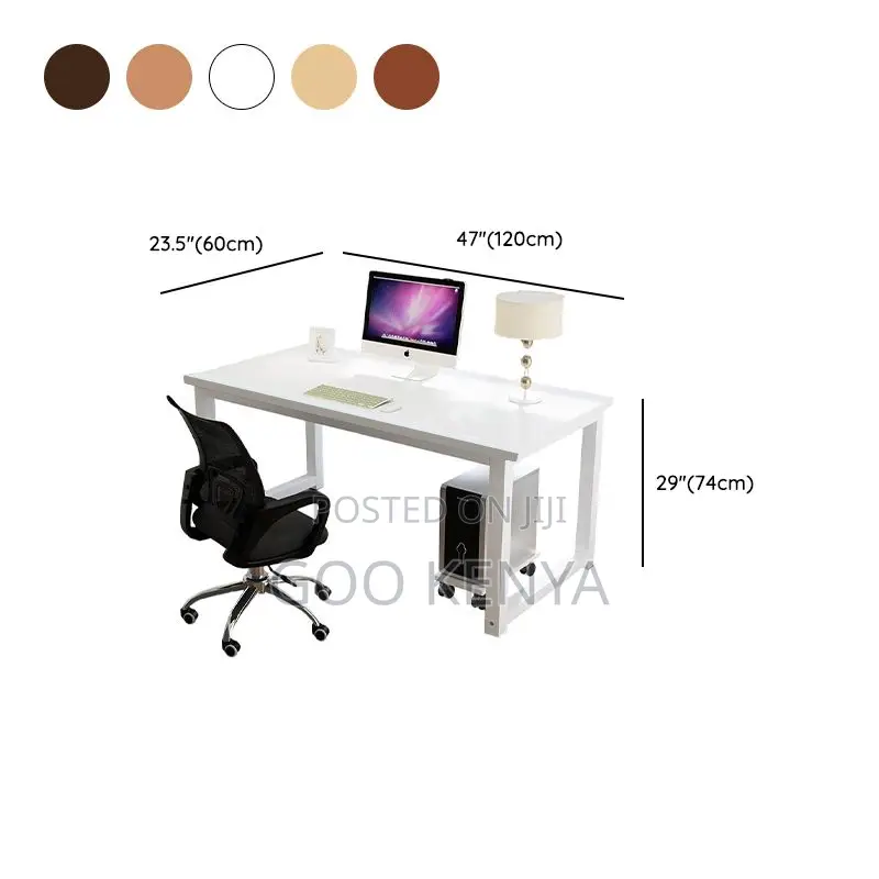 Office Table; 1.2m Wooden Computer Table for Home Office Study