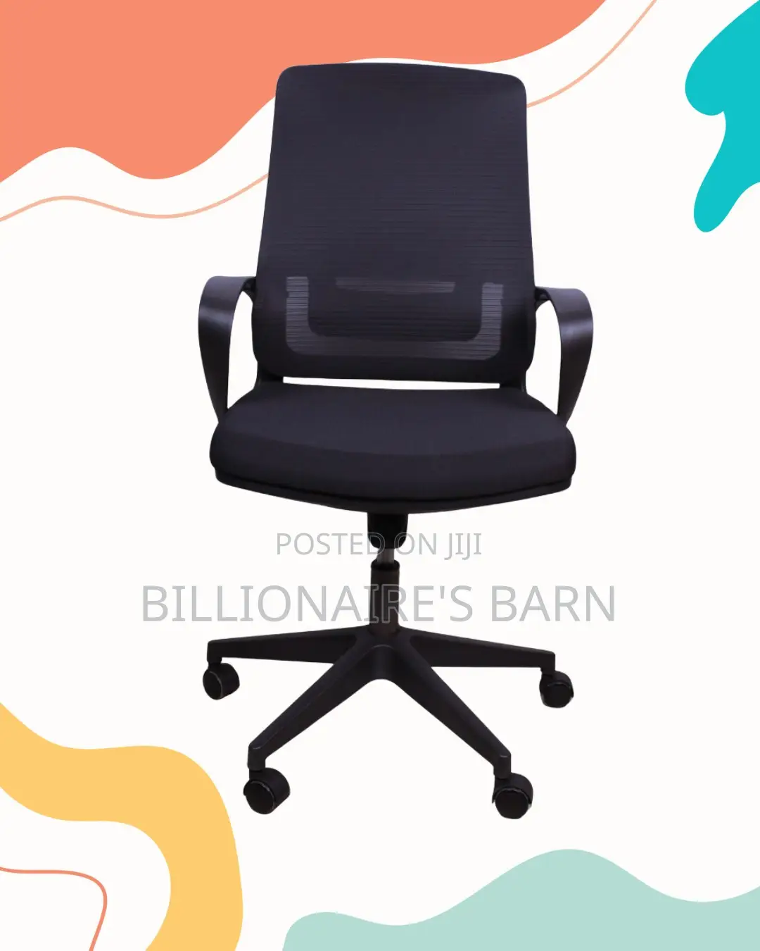Black Ergonomic Mesh Office Chair (Premium) — Only a Few Left