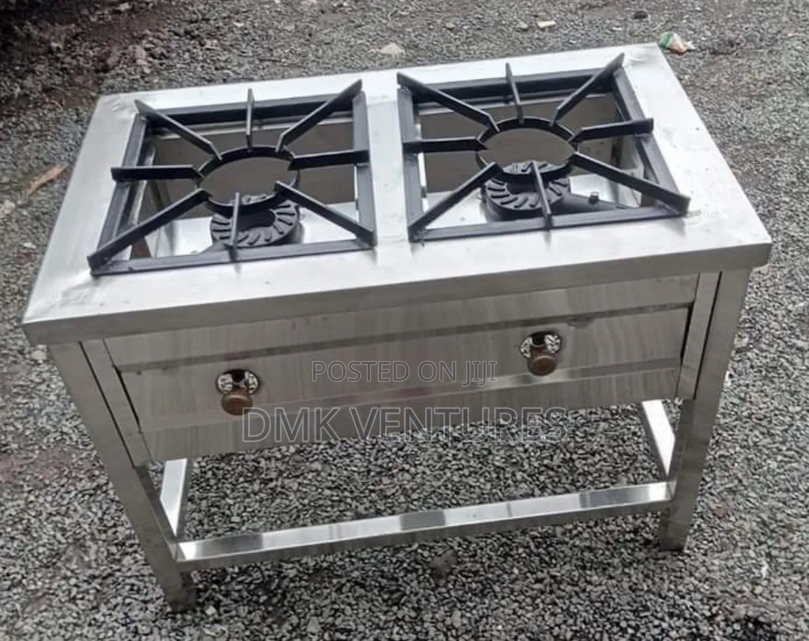 Captivating Modern Stainless Two Burner Gas Cooker