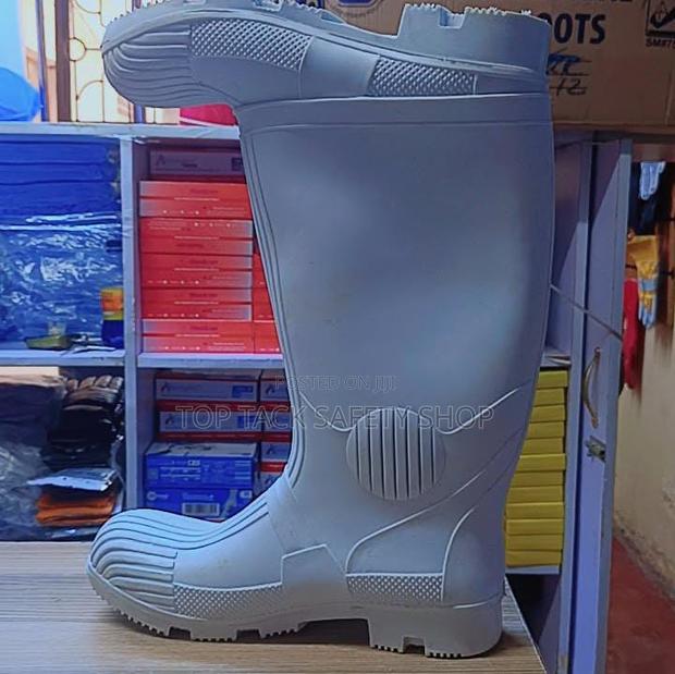 White Cp Industrial Gumboots - thumbnail 2