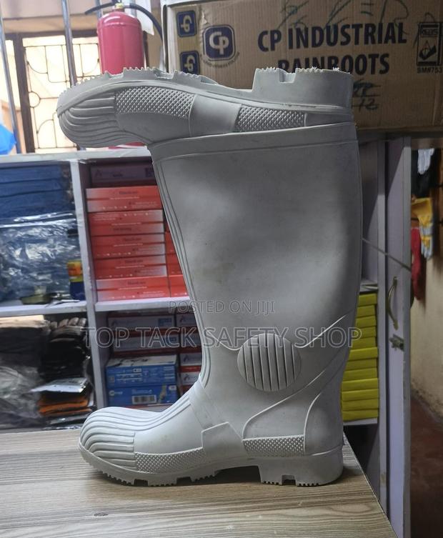 White Cp Industrial Gumboots - thumbnail 4