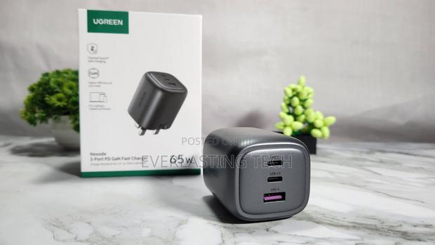 Ugreen Nexode Pro 65w 3-Port Gan Fast Charger Set Uk