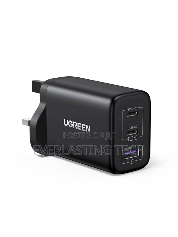 Ugreen Nexode Pro 65w 3-Port Gan Fast Charger Set Uk - thumbnail 2