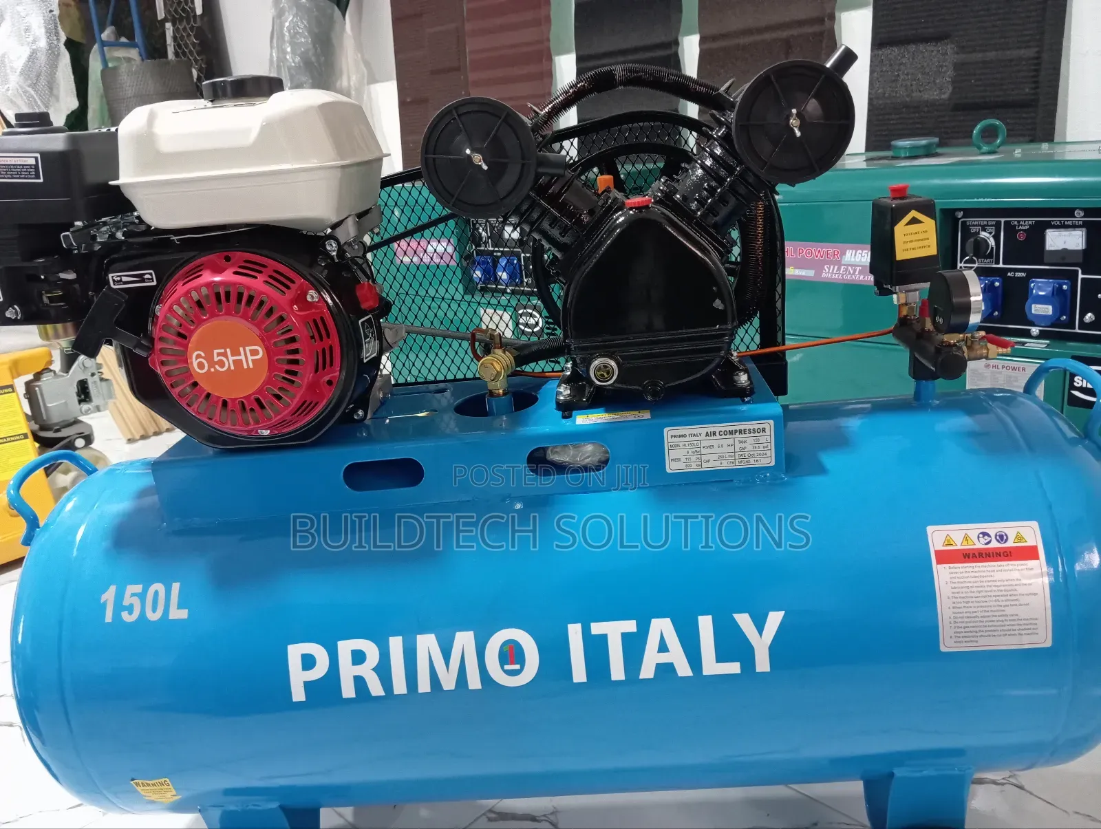 Petrol Powered With Belt 150l