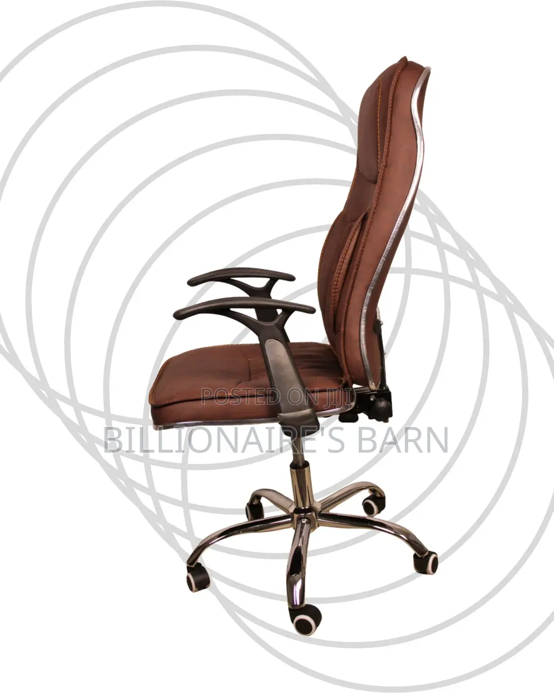 Pro-Grade Ergonomic Executive Leather Chair | Swivel Base