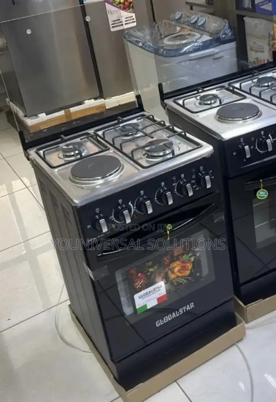 3+1 Standing Cooker With Electric Oven Globalstar 50x55 Jet