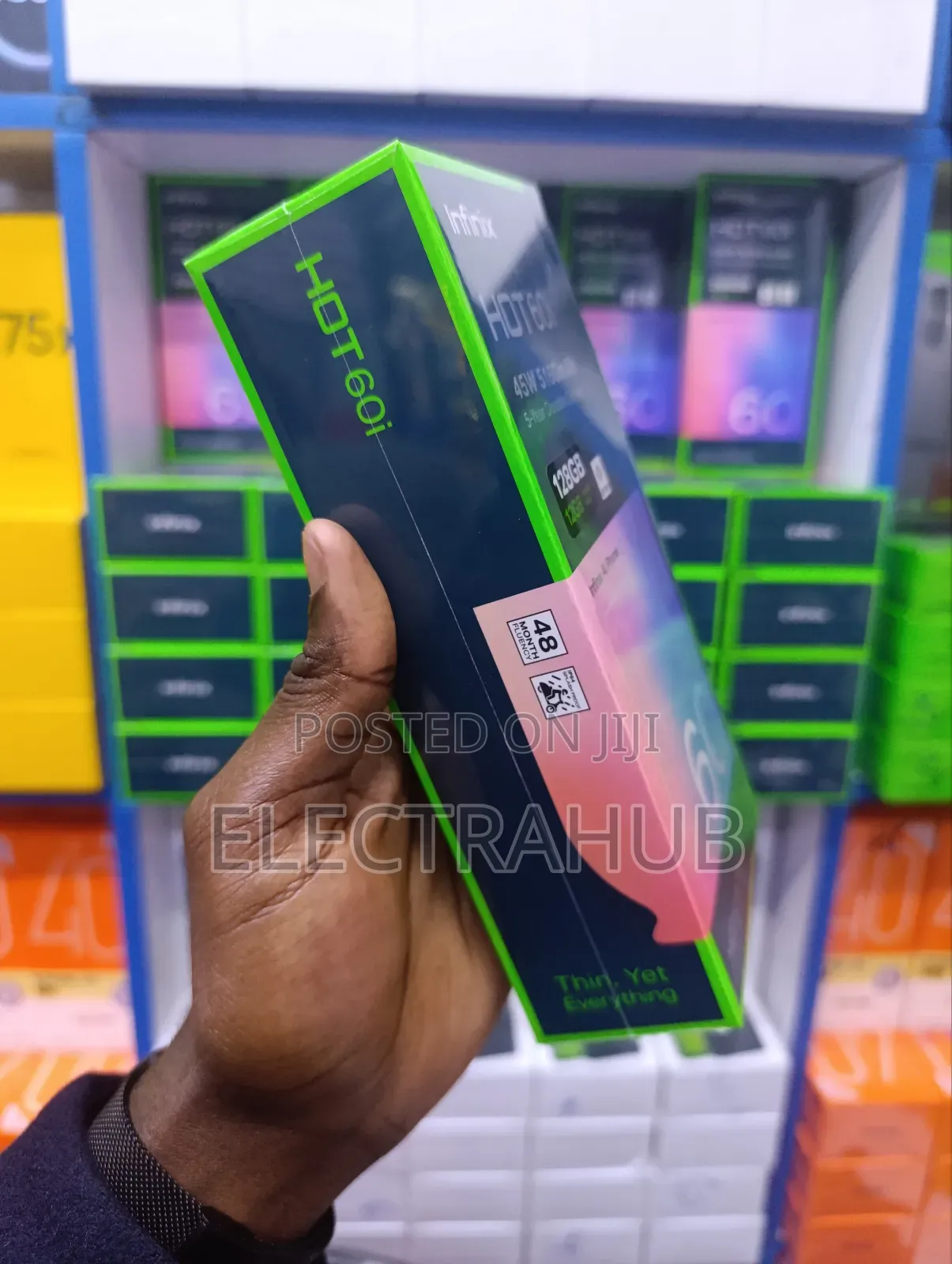 New Infinix Hot 60i 256 GB Black