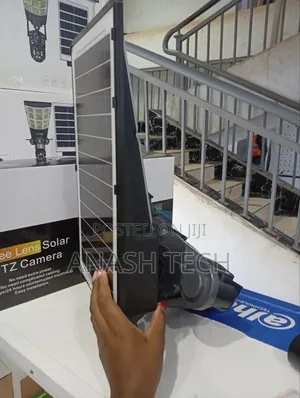 3lens 4g PTZ Camera V380 Pro App Solar CCTV Streetlight