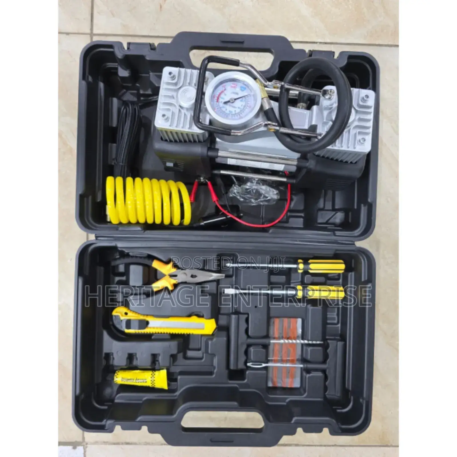 Double Cylinder Car Tire Compressor/Inflator