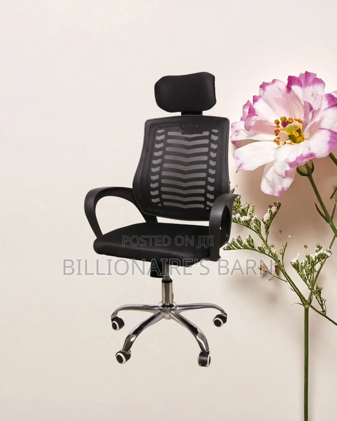 Modern Secretarial Mesh Chair | Tilt Lock Mechanism