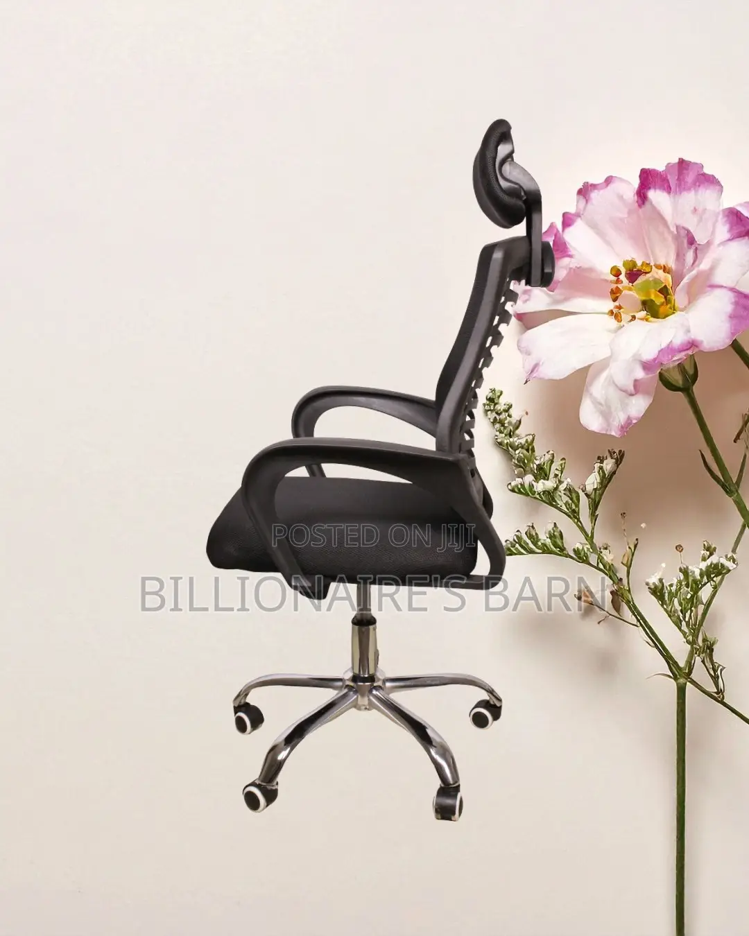 Modern Secretarial Mesh Chair | Tilt Lock Mechanism