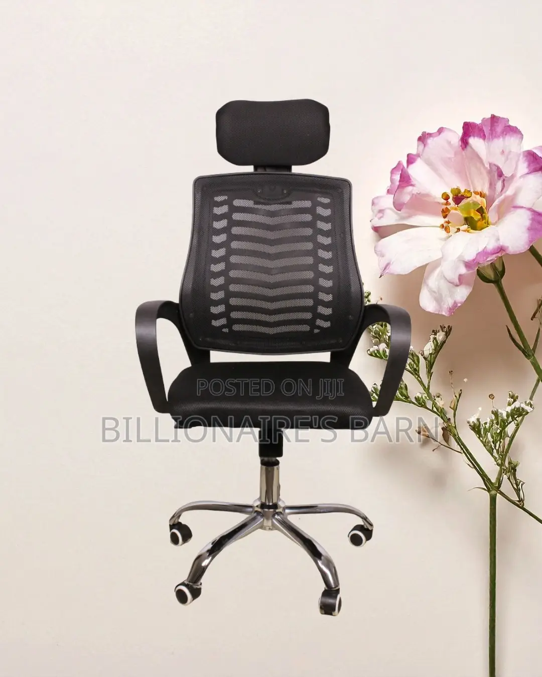 Modern Secretarial Mesh Chair | Tilt Lock Mechanism