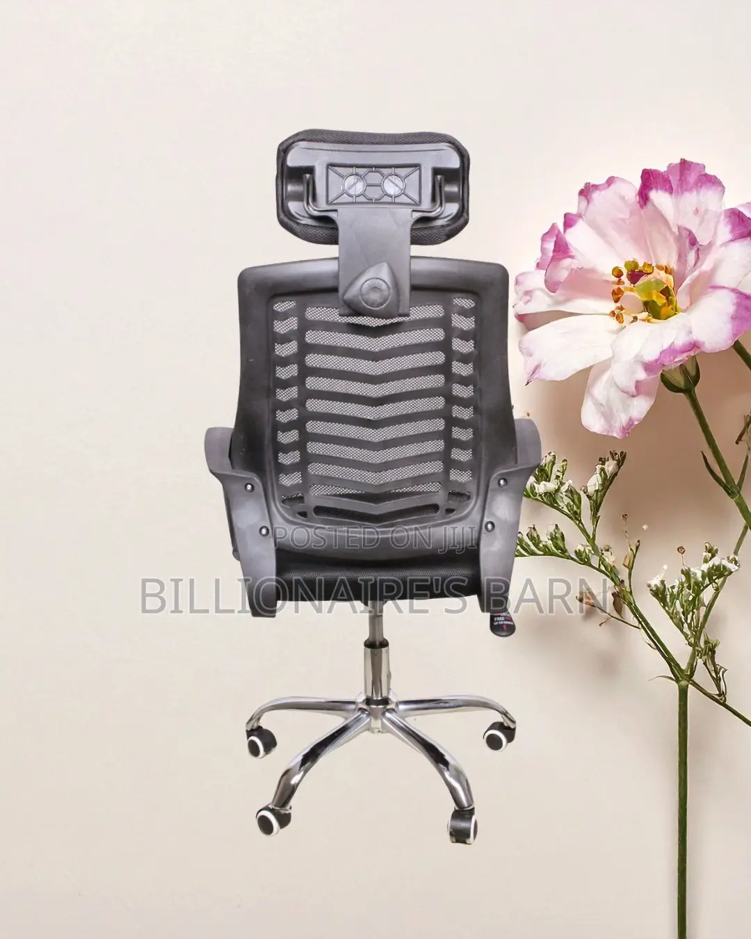 Modern Secretarial Mesh Chair | Tilt Lock Mechanism