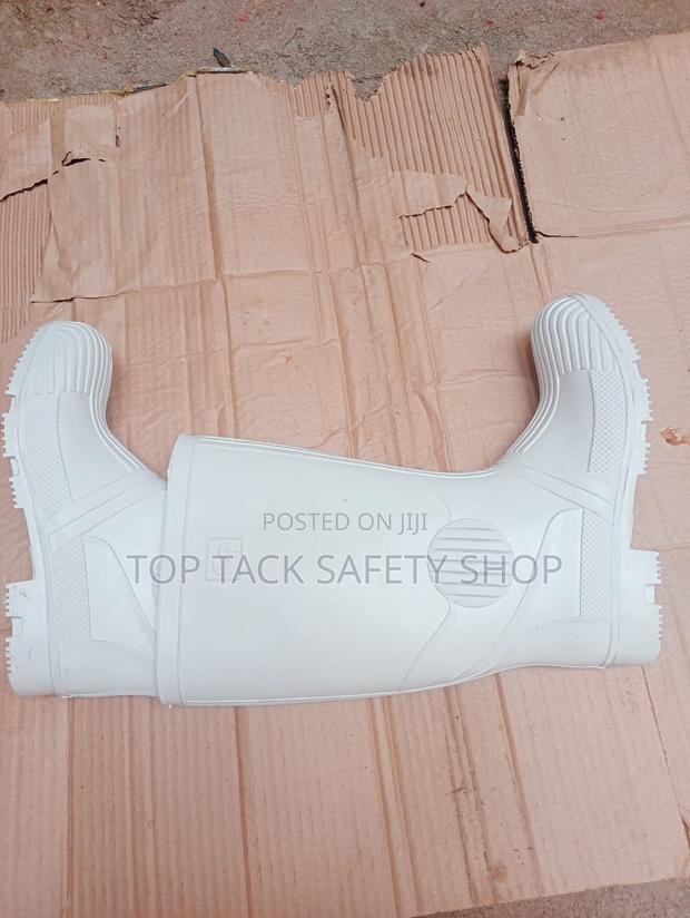 White Industrial Gumboots - thumbnail 2