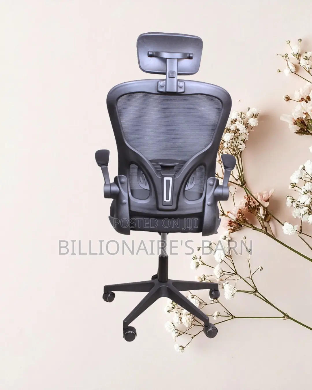 Grey Ergonomic Office Chair (Space-Saving) — Only a Few Left