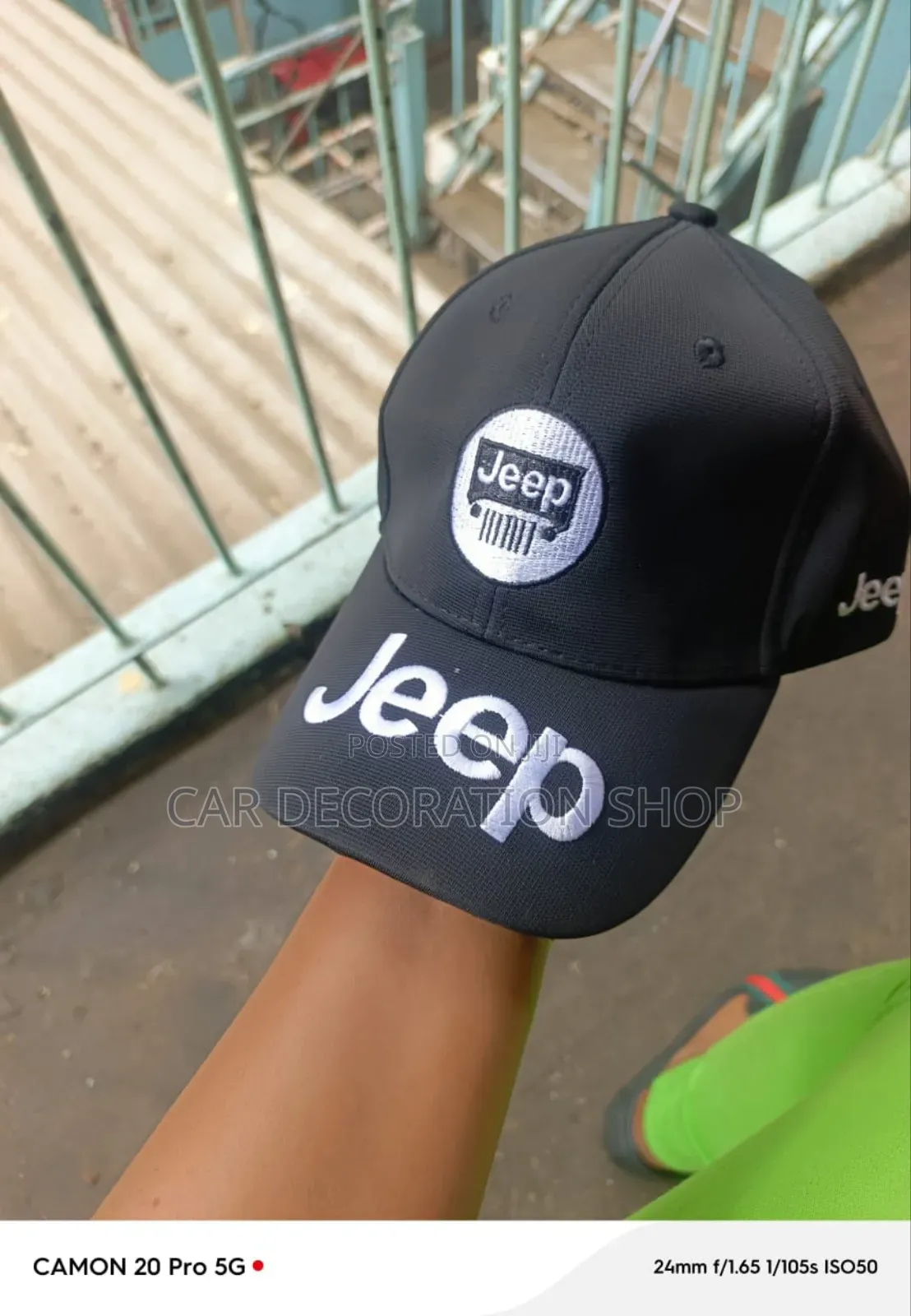 Black Jeep Branded Cap