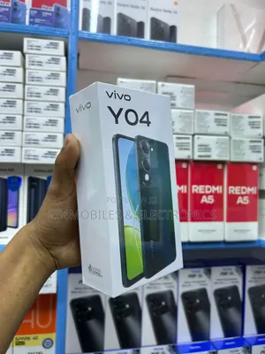 New Vivo Y04 64 GB Black