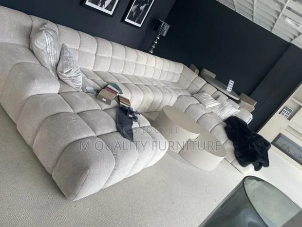 White Bubble Designed Corner Sofas