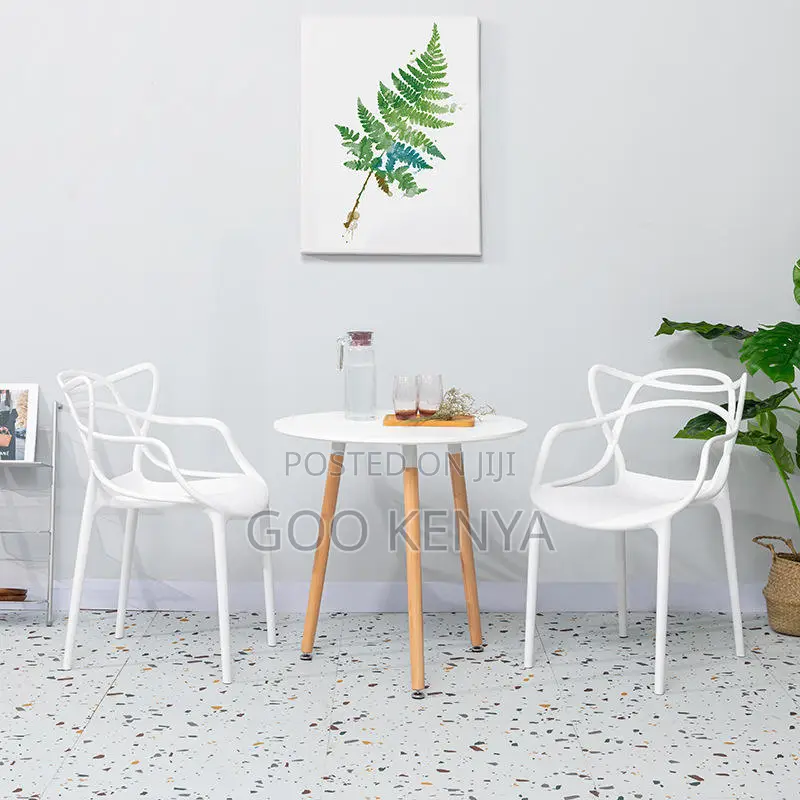 Dining Chair; Modern Outdoor Plastic Chair