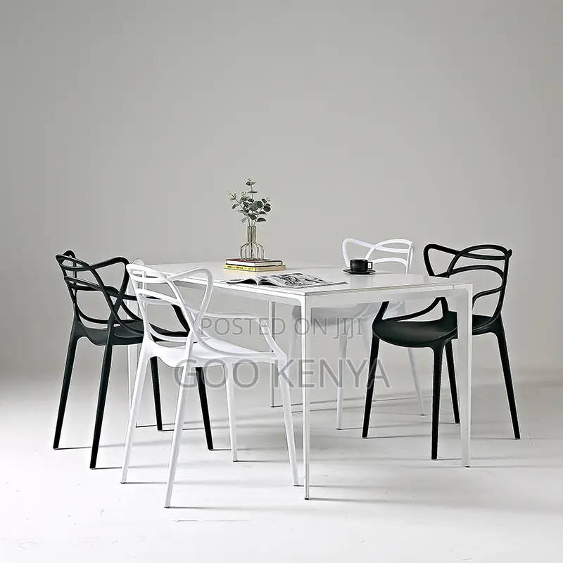 Dining Chair; Modern Outdoor Plastic Chair