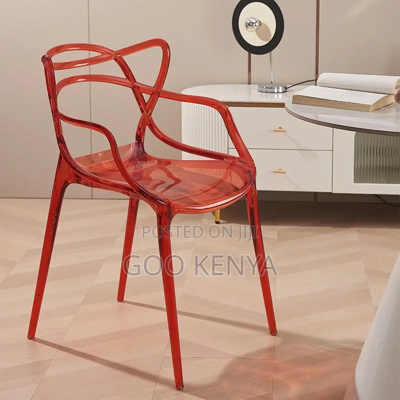 Dining Chair; Modern Outdoor Plastic Chair