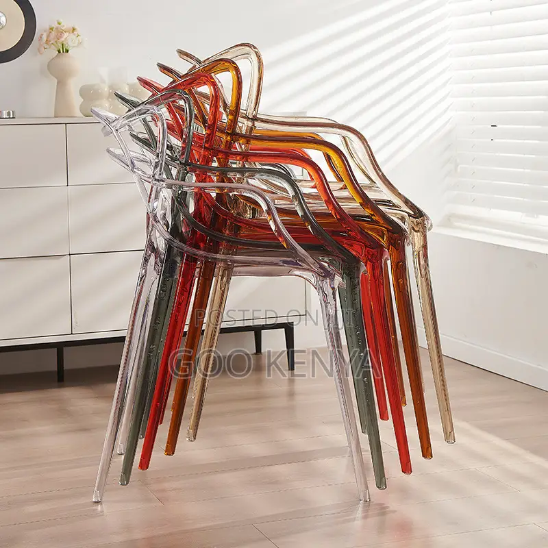 Dining Chair; Modern Outdoor Plastic Chair