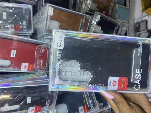 Qwerty Samsung Galaxy S23 Ultra Leather Case Built-in Invisible Stand - main view