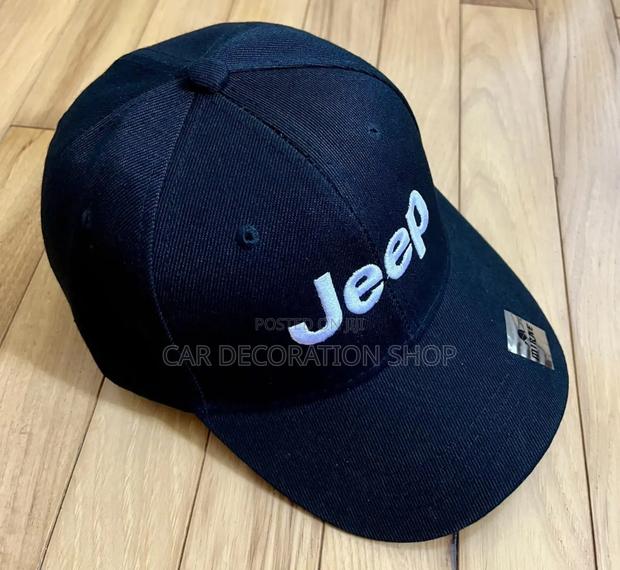 Baseball Cap With High Frequency Jeep Logo - main view