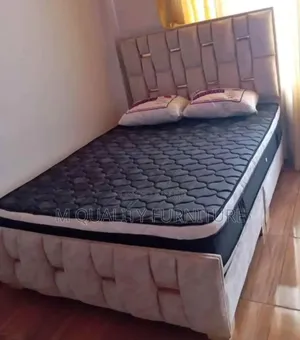 Pink Boarded Padded Beds