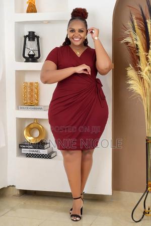 Maroon Stylish Dress - thumbnail 2