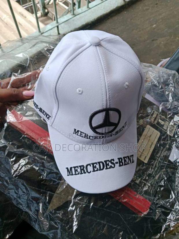 Mercedes White Branded Cap - main view