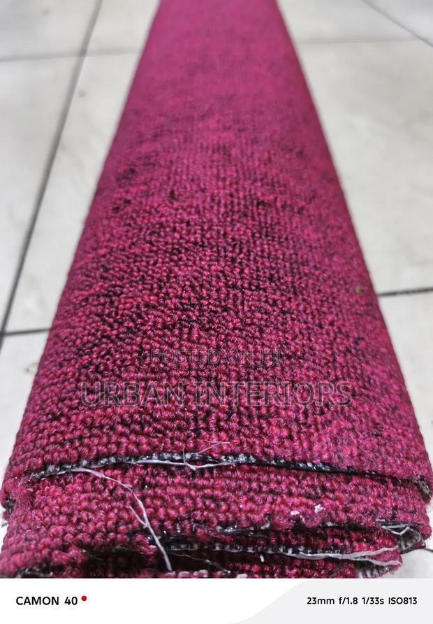 Brown Maroon Wall to Wall Carpet - thumbnail 2