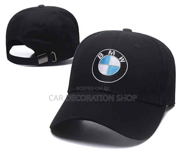 Black BMW Embroidered Outdoor Logo Cap - main view