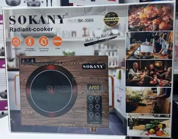 Sokany Single Burner Electric Induction Cooker. - main view