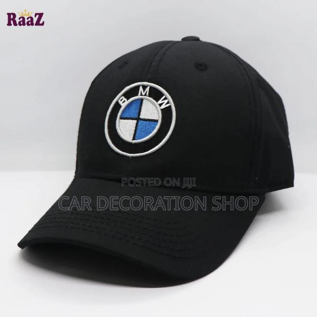 Black BMW Embroidered Outdoor Logo Cap - thumbnail 3