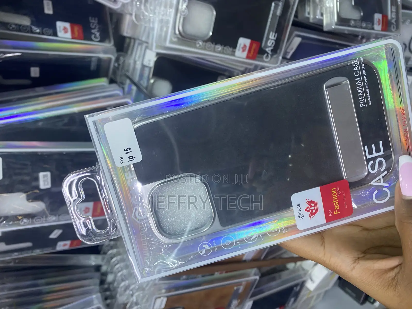 Wtcase Magnetic for iPhone 15 Leather Case,Built-in Invisible Stand