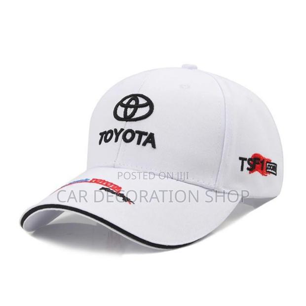 White Toyota Baseball Outdoor Cap