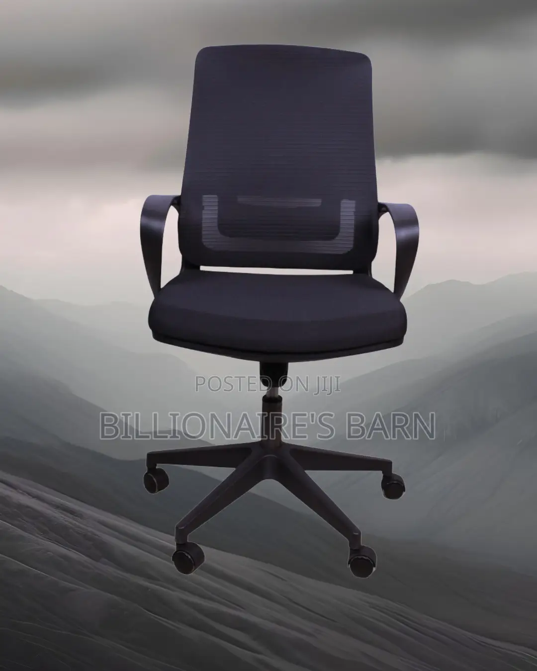 Black Ergonomic Mesh Office Chair (Adjustable) — Price Drop Today