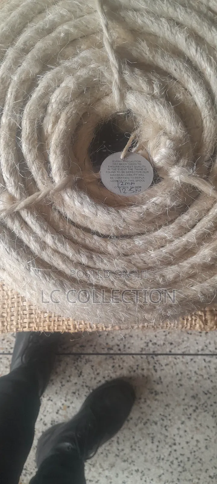 12mm × 200mtrs Pure Sisal Rope